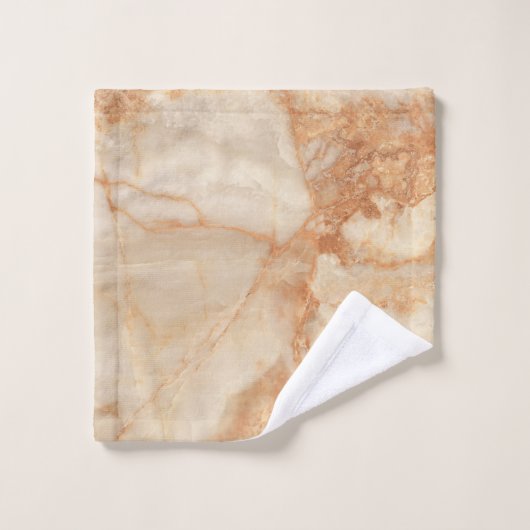 Beige steentextuur bad handdoek (Wasdoekje)