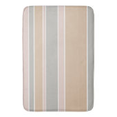 Beige strepen badmat (Voorkant Verticaal)