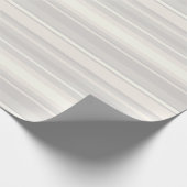 Beige strepen cadeaupapier (Hoek)