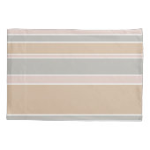 Beige strepen kussensloop (Achterkant)