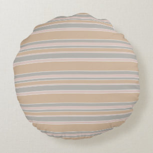 Beige strepen rond kussen