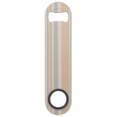 Beige strepen speed flessenopener (Achterkant)