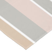 Beige strepen tafelkleed (Gekanteld)