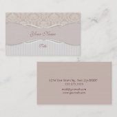 Beige Stripe Visitekaartje (Voorkant / Achterkant)