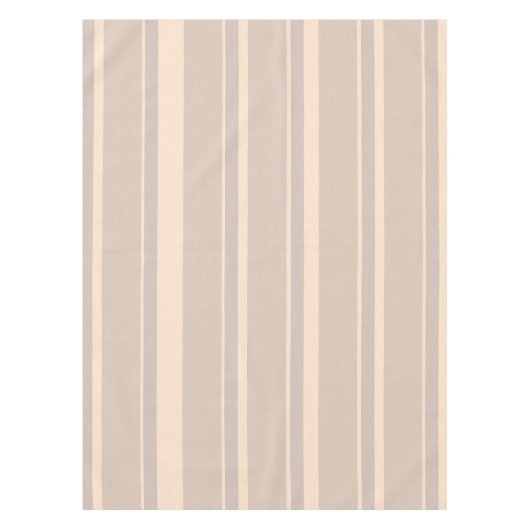 Beige Stripes Tafelkleed (Voorkant)