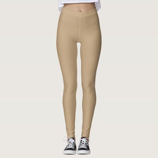 Beige Taan Leggings (Voorkant)