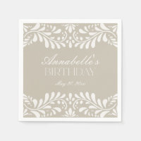 Beige Talavera Tegel Spaans Fiesta verjaardag