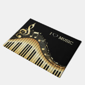 Beige toetsenbord deurmat (Schuin)