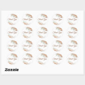 beige tropical et menthe merci sticker (Feuille)