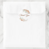 beige tropical et menthe merci sticker (Sac)