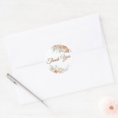 beige tropical et menthe merci sticker (Enveloppe)