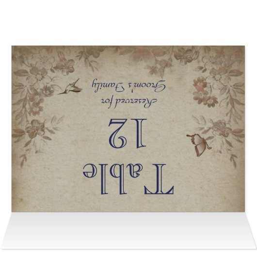 Beige vintage Floral (Intérieur Horizontal (haut))