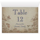 Beige vintage Floral (Intérieur Horizontal (Bas))