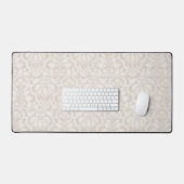 Beige Vintage Victorian Damask Motif sans couture (Clavier et souris)