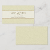 Beige Visitekaartje (Voorkant / Achterkant)