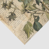 Beige  Waterverf Natuurlijke Wildflower Tissuepapier (Detail)