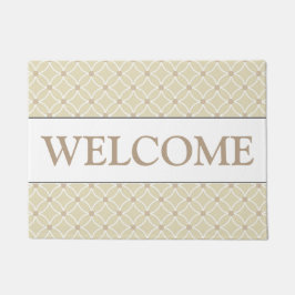 Beige Welkom Doormat Deurmat