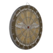 Beige Wings Dart Board Dartbord (Voorkant Links)