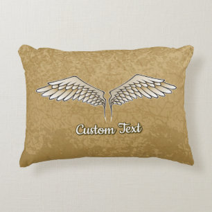 Beige Wings Decoratief Pillow Accent Kussen