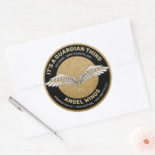 Beige Wings Etiket (Envelop)