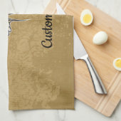 Beige Wings Kitchen Towel Theedoek (Quarter Fold)