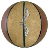 Beige wings mini basketbal (Verticaal)