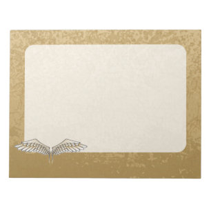 Beige wings notitieblok