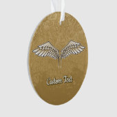 Beige Wings Ornament (voorkant)