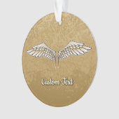Beige Wings Ornament (voorkant)