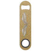 Beige Wings Speed Bottle Open Flessenopener (Voorkant)