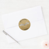 Beige Wings Sticker (Envelop)