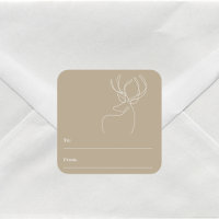 Beige witte abstracte rendieren moderne kerst