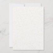 Beige zacht baby shower kaart (Achterkant)