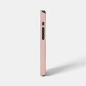 Beige Zwart Modern Bold Typografie iPhone Hoesje (Linkerkant)