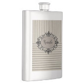 Beige zwarte fles flacon (Rechts)