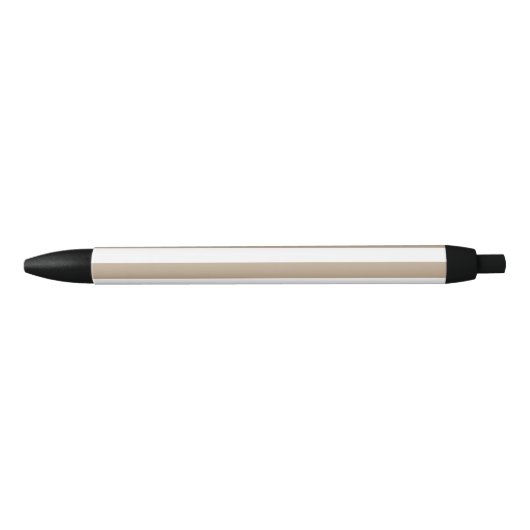 Beige Zwarte Inkt Pen (Voorkant)