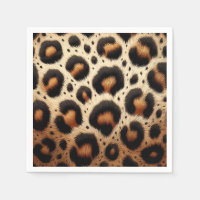 Beige & zwarte luipaard bont dierenprint stippen