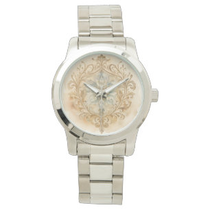 Beigi Gouden Mozaïekpatroon, Dames horloge, eWatch Horloge