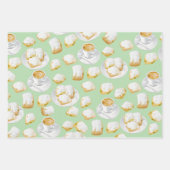 Beignets en koffie inpakpapier (Voorkant 3)