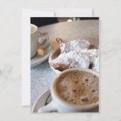 Beignets et carte plat café (Devant)
