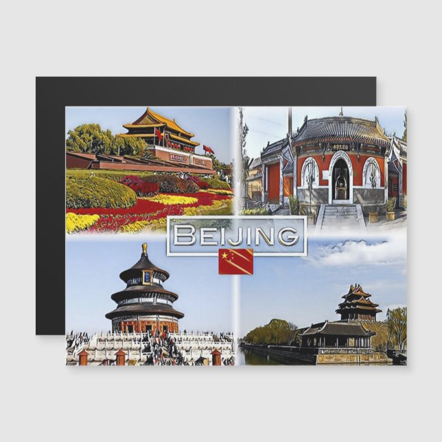 Beijin - China - mozaïek - (Voorkant / Achterkant)