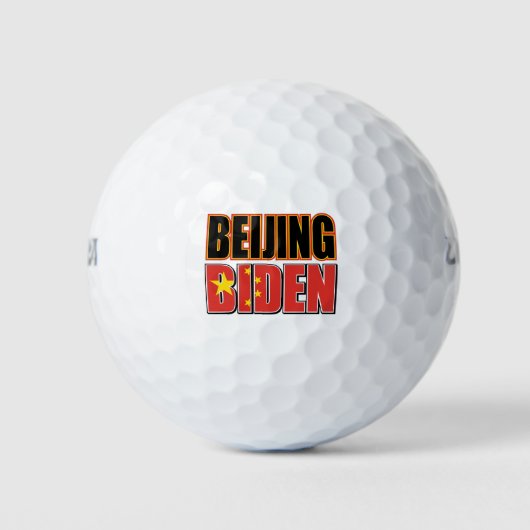 Beijing-Biden Golfballen (Voorkant)