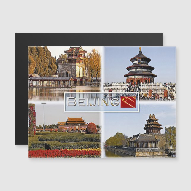 Beijing - China - Mozaïek - (Voorkant / Achterkant)