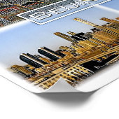 Beijing - China - Mozaïek - Poster (Hoek)