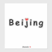 Beijing China Sticker (Vel)