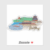 Beijing City Sticker (Vel)