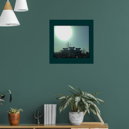 Beijing Sun Poster (Woonkamer 1)