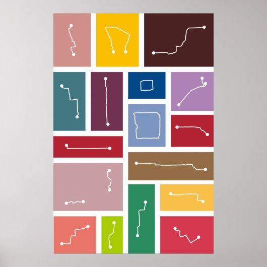 Beijing - Transit Palettes Poster (Voorkant)