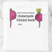 Beilets violets Étiquette de pot de canne faits ma (Sac)