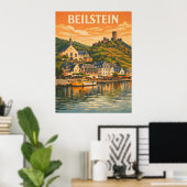 Beilstein Duitsland Oude Reis Kunst Poster (Thuiskantoor)